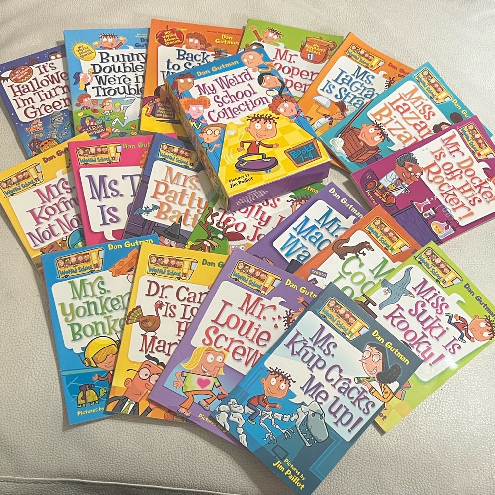 (22) Dan Gutman my weird school Book collection